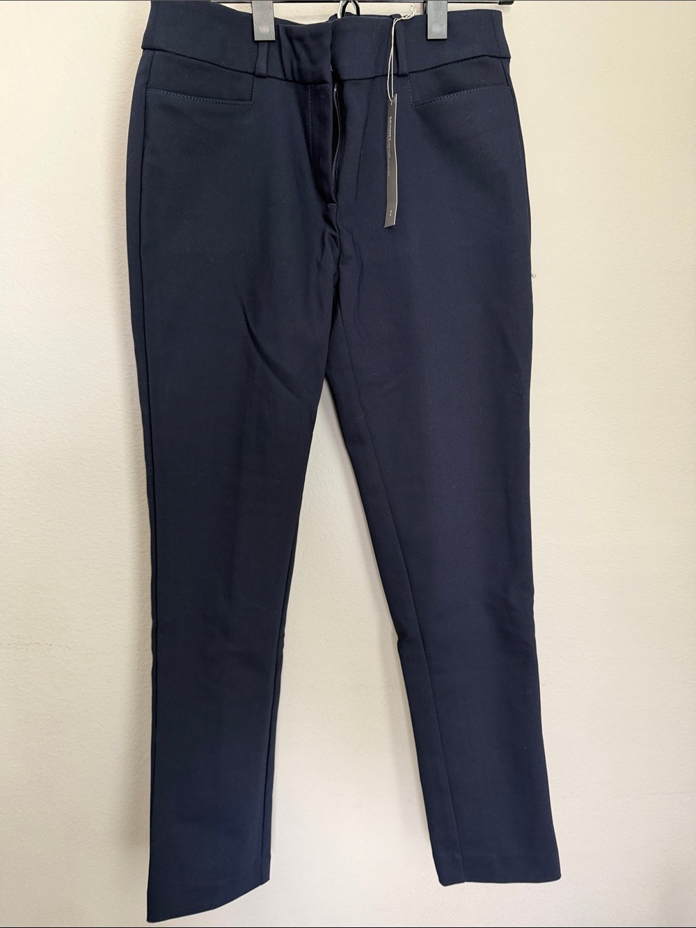 Skinny Navy Tailored Dress Pants